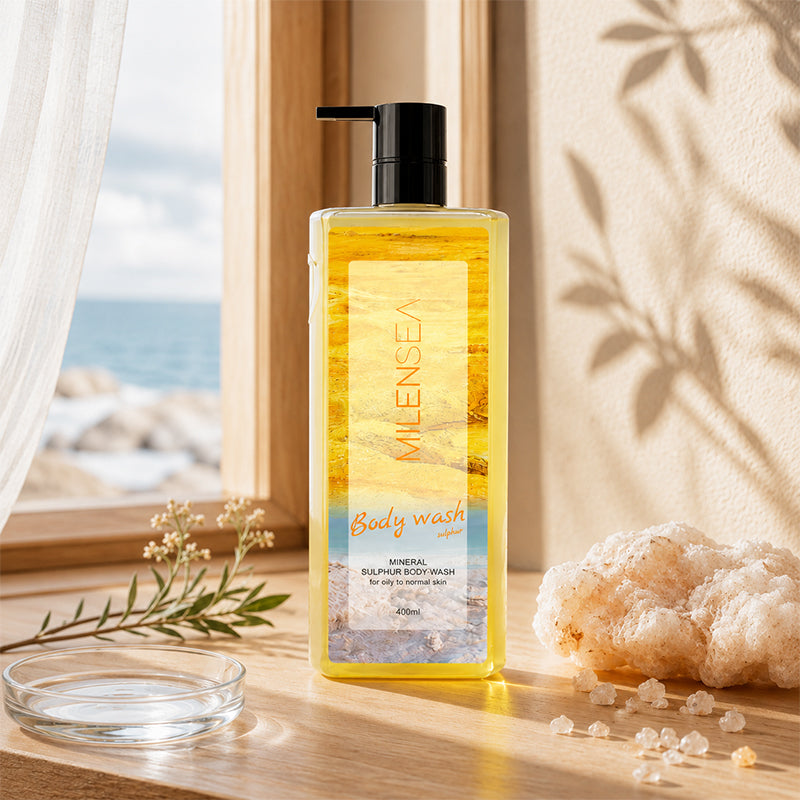 MILENSEA MINERAL SULPHUR BODY WASH 400ml